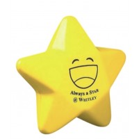 High Quality Wholesale 8X8X3.5Cm Customized Pu Stress Ball Star Shaped