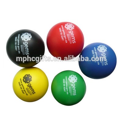 Customized Promotional Foam Stress ball Squeeze Toy PU Antistress